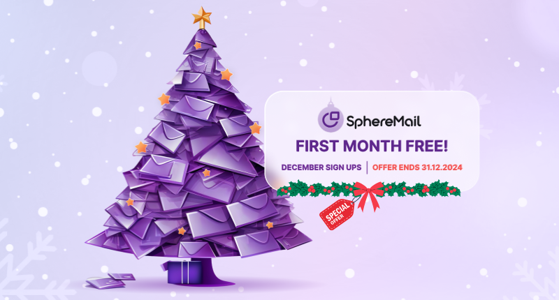 SphereMail - First Month Free - December Sign Ups